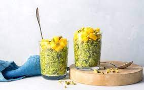 Make porridge from 30g porridge oats with 225ml water. Green Smoothie Overnight Oats Nutrition Myfitnesspal