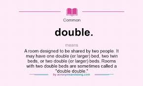 double or larger bed two twin beds