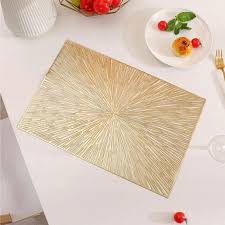 Placemats For Dining Table Metallic