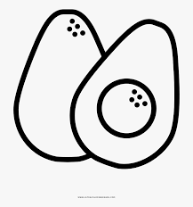 Get avocado coloring images to print here. Avocado Coloring Page Hd Png Download Kindpng