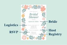 how to word bridal shower invitations