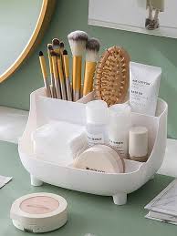 cosmetic storage box 1pc white makeup