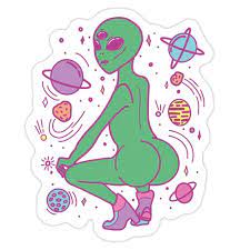 Out of This World Booty Die Cut Sticker | LookHUMAN