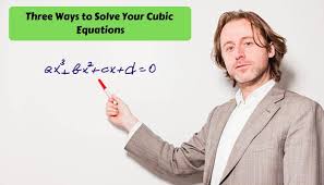 Solve Your Cubic Equations