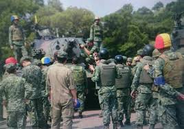 Taiwan Army Chariot Muzzle Blast May Be Due To The Elastic