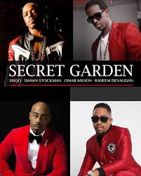Booked the secret garden via booking.com 2 months in advance based on a recommendation. Welcome To The Secret Garden Omar Wilson Raheem Devaughn Shawn Stockman Sisqo Raynbowaffair