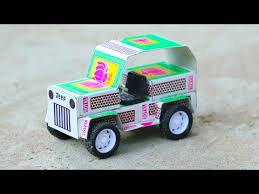 how to make simple matchbox jeep car