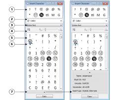 Inserting Special Characters Symbols And Glyphs