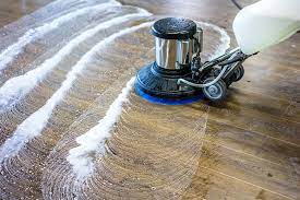 wood floor cleaning services in
