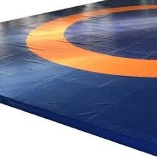 blue pvc wrestling mat size 12mtr x