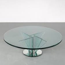 Nile Glass Coffee Table Attributed To