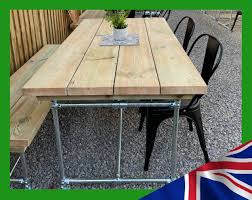 garden table benches custom sizes