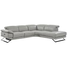 toronto silver leather power reclining
