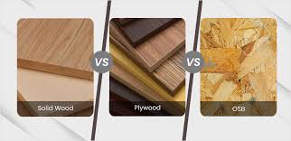 solid wood vs plywood vs osb for