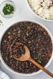 easy cuban style black beans using