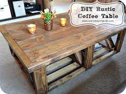 Diy Rustic Coffee Table