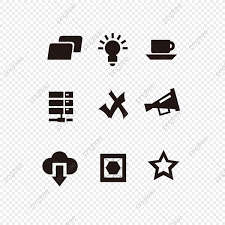Simple Black Small Icon To Download Document Light Elements
