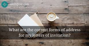how to address an envelope or letter