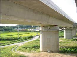 post tension concrete box girder span