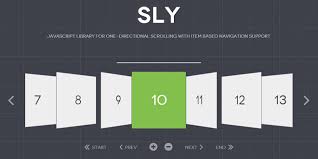js tutorial sly javascript library