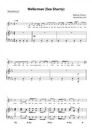 Enter a working address in the form below, and the pdf will be immediately emailed to you. Nathan Evans Wellerman Sea Shanty Sheet Music For Piano With Letters Download Piano Vocal Sku Pvo0039722 At Note Store Com