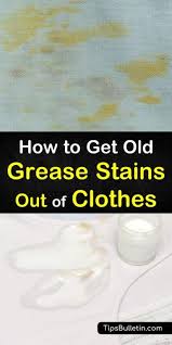 Clothes Grease Stains