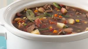 slow cooker vegetable beef soup recipe