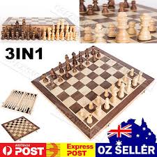 40cm Large Chess Wooden Set Folding