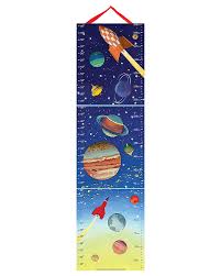 Eeboo Outer Space Growth Chart With 22 Stickers Unisex