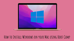 mac using boot c install windows