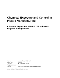 pdf chemical exposure and control in