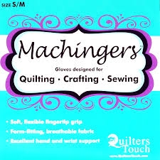 Quilters Touch Machingers Size S M Quilting Gloves