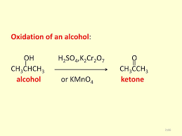 Oxidation of an alcohol: H2SO4,K2Cr2O7 O CH3CH2OH CH3 C alcohol warm H  aldehyde further warming O carboxylic acid CH3 C O H. - ppt download