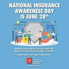 Celebrated on may 2nd every year. Tennessee Department Of Commerce Insurance On Twitter Ahead Of National Insurance Awareness Day 6 28 We Remind Consumers To Review Your Policies Assess Your Risk And Make Sure You Ve Got Enough Coverage