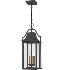 inch western bronze outdoor hanging lantern