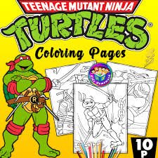 ninja turtles coloring pages the