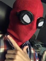 Dfym spiderman homecoming cosplay costume spider man zentai suit halloween. Just Got My Homecoming Suit Mask Done Spiderman