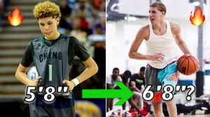 Now looking at pictures of him next to lonzo its clear than with shaved heads he is at east an inch taller. Just How Tall Will Lamelo Ball Grow To Be Taller Than Lonzo Liangelo Lavar Jba League Star Youtube