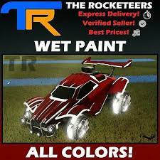 rocket league every painted wet paint