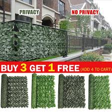 Artificial Hedge Ivy Leaf Garden Fence