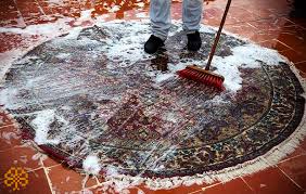 washing a silk carpet at home and