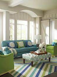 Turquoise And Lime Green Couch Chairs