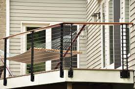 Duralife is offering four dynamic railing systems. Deck With Cable Railing System Lockport Ny Keuka Studios