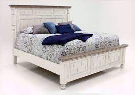 martha queen size bed white home
