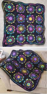 Stained Glass Crochet Squares Ideas
