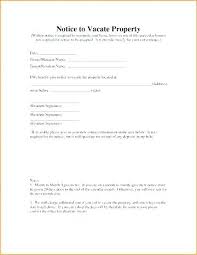 30 Day Notice Template To Tenant Sample From Landlord Thirty