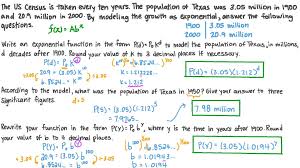 Creating Exponential Equations