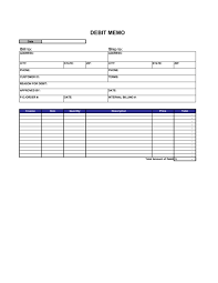 Debit Memo Template Word Pdf By Business In A Box