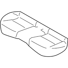 64340fj312wj Genuine Subaru Rear Seat