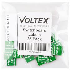 Voltex Switchboard Labels